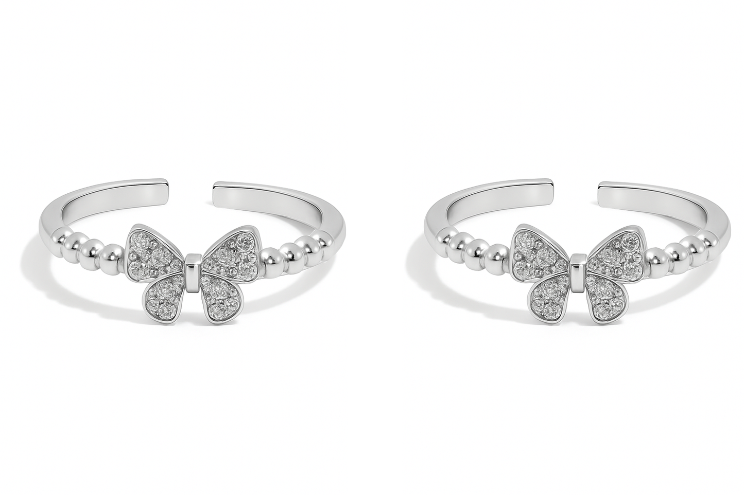 The Flutter Charm Toe Ring