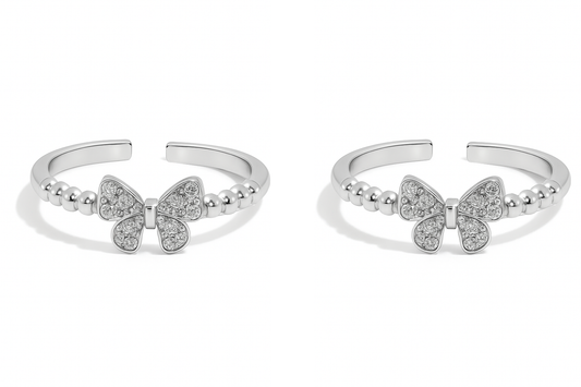 The Flutter Charm Toe Ring