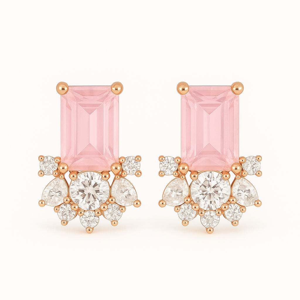 The Rosaline Blossom Earrings