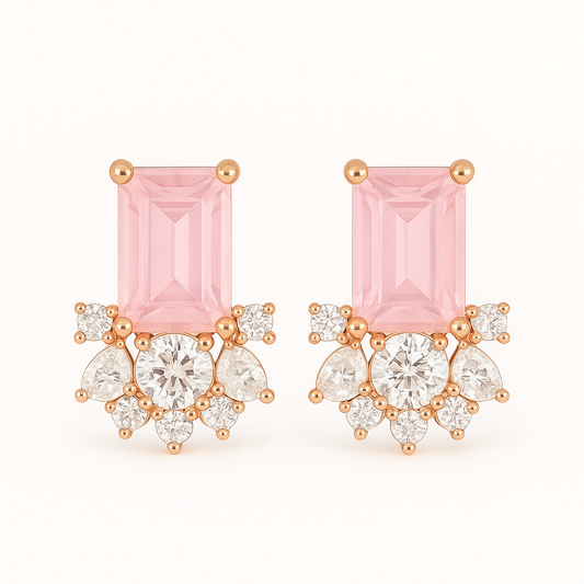 The Rosaline Blossom Earrings