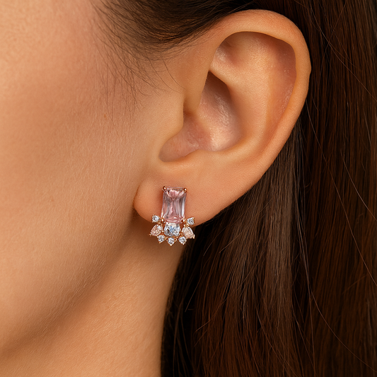 The Rosaline Blossom Earrings