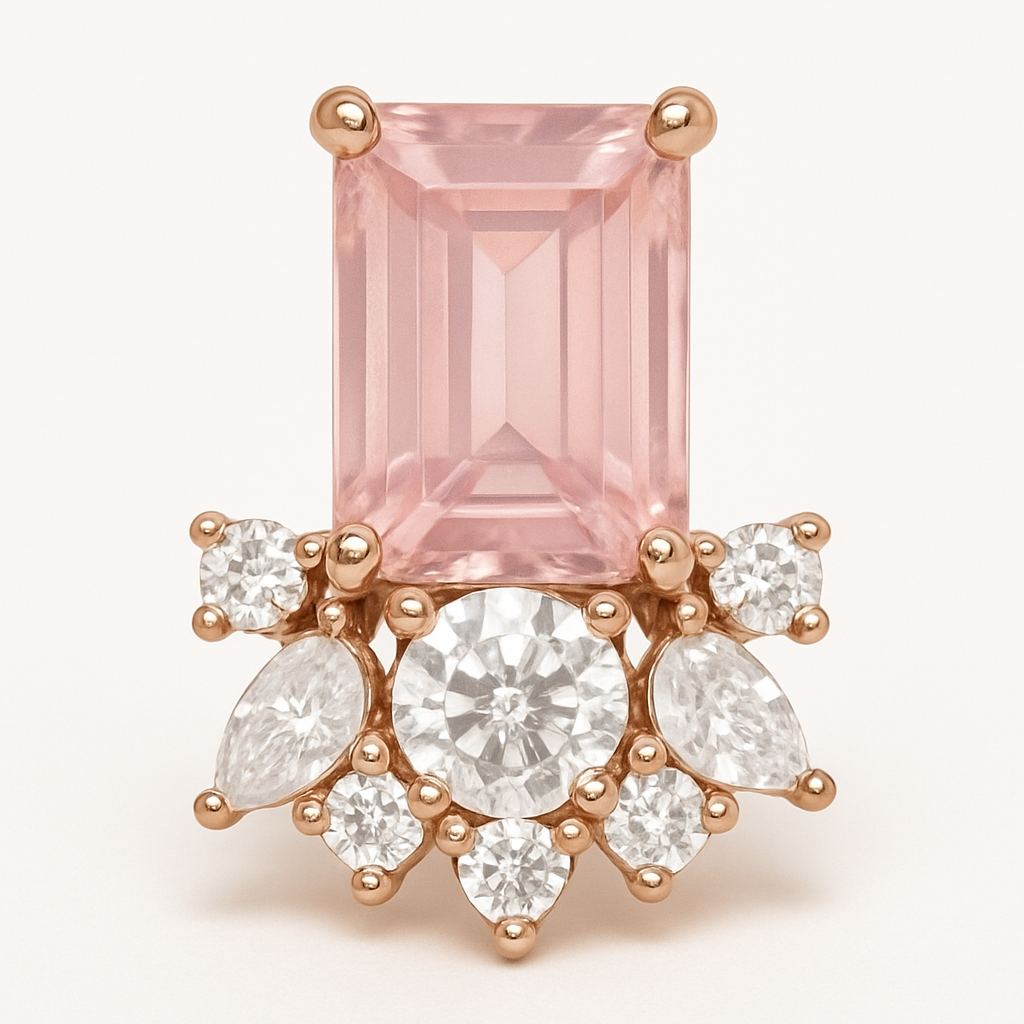 The Rosaline Blossom Earrings