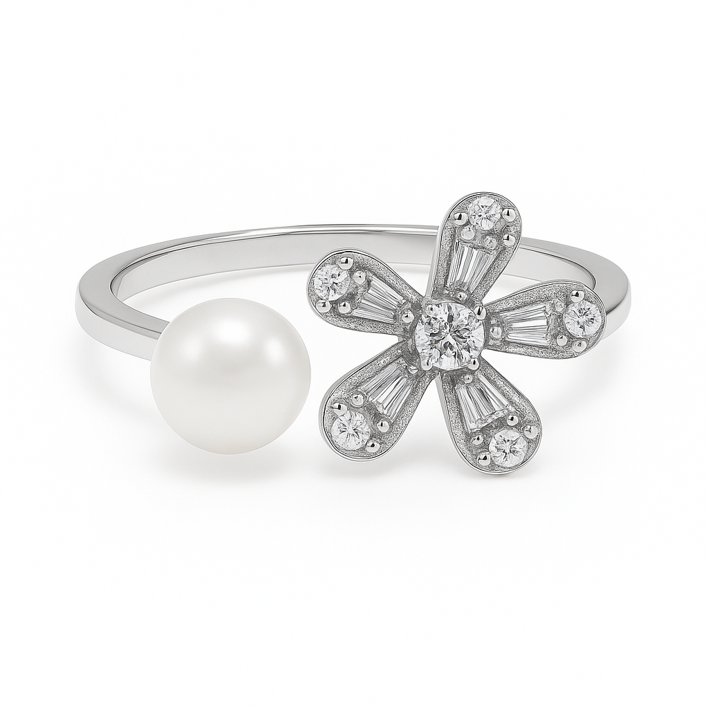 The Pearl Bloom Ring