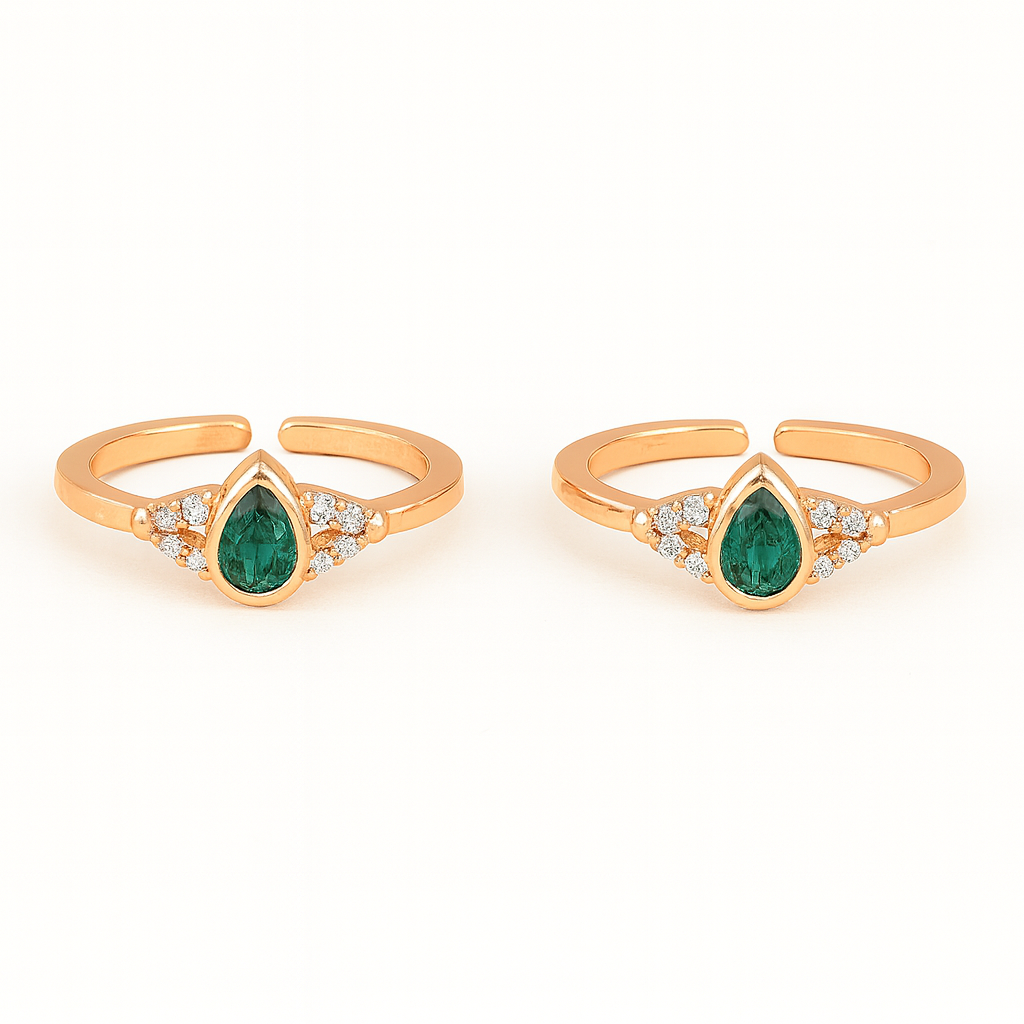 The Viridia Drop Toe Ring