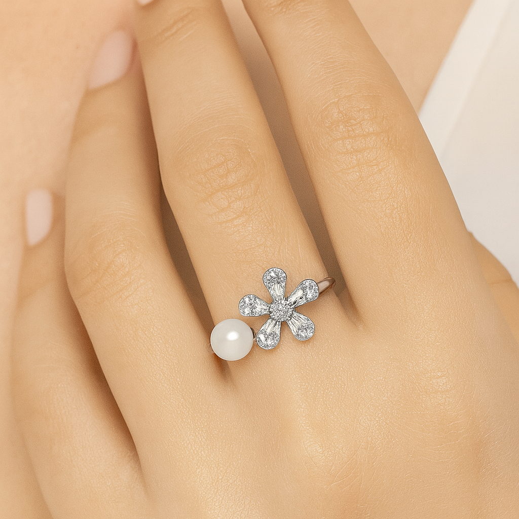 The Pearl Bloom Ring