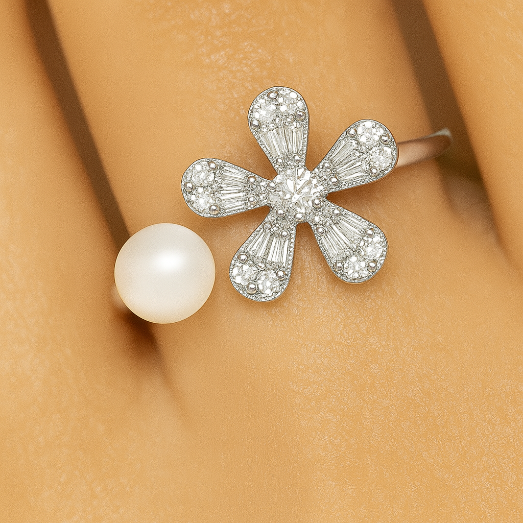The Pearl Bloom Ring