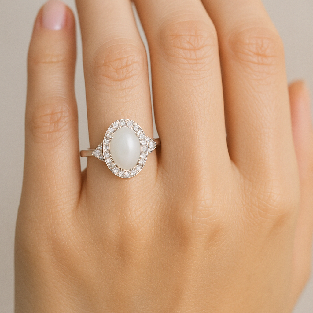The Moonstone White Ring