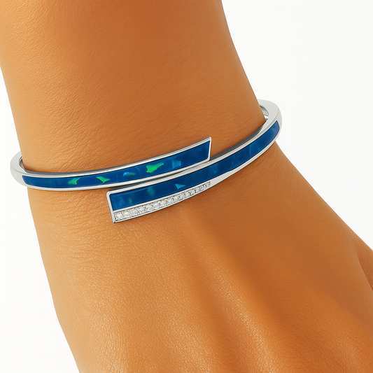 The Azure Gleam Bracelet