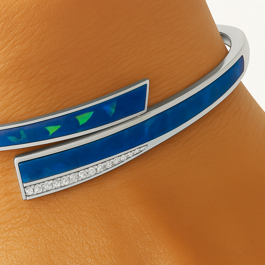 The Azure Gleam Bracelet
