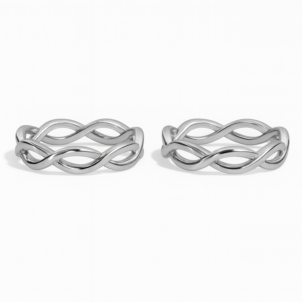 The Infinity Twist Toe Ring