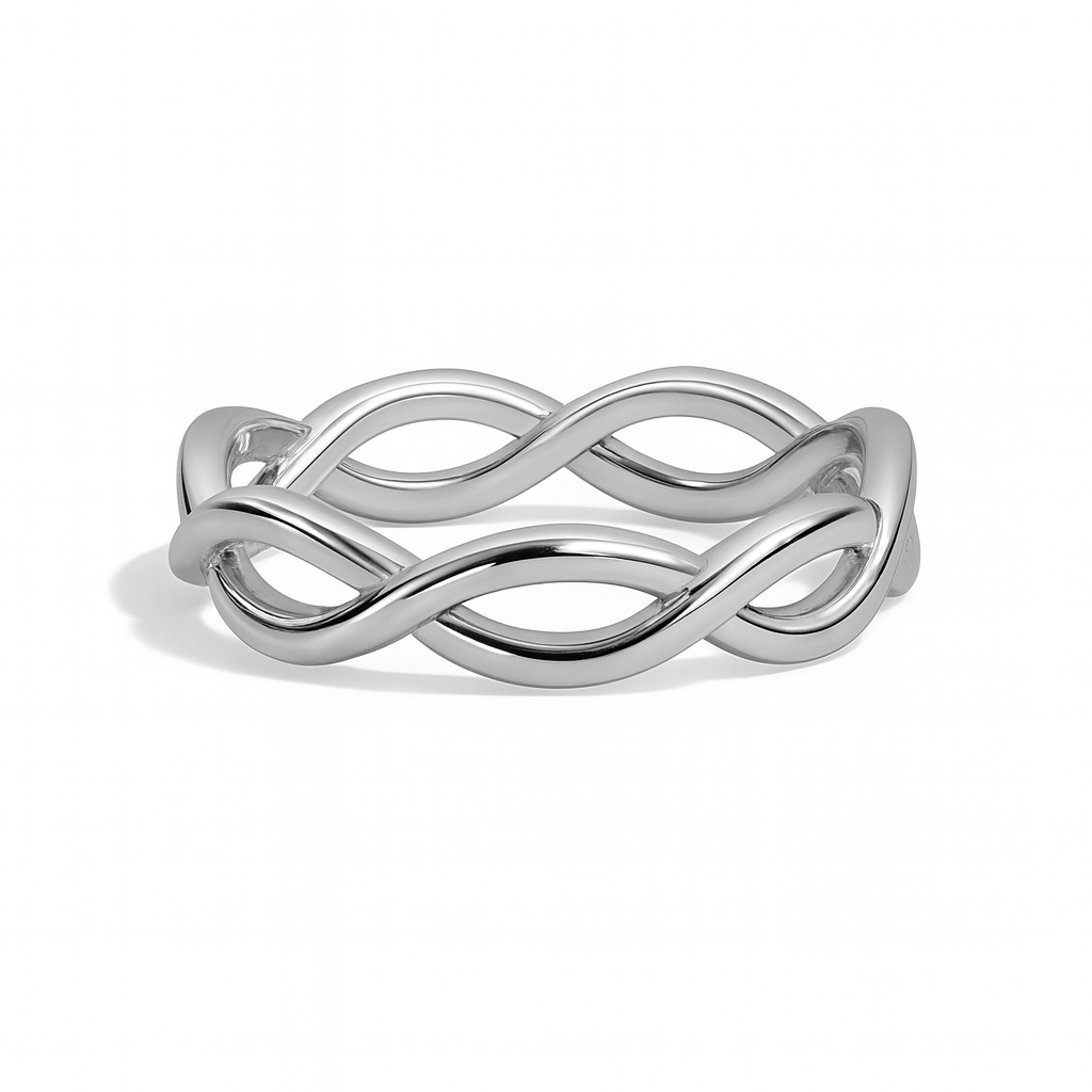 The Infinity Twist Toe Ring