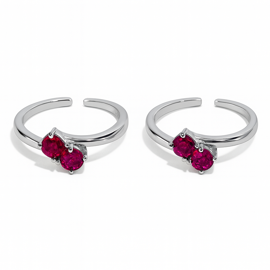 The Twin Aura Toe Ring