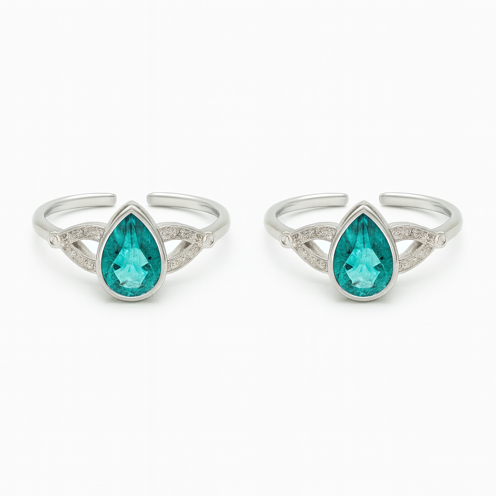 The Viridia Drop Toe Ring