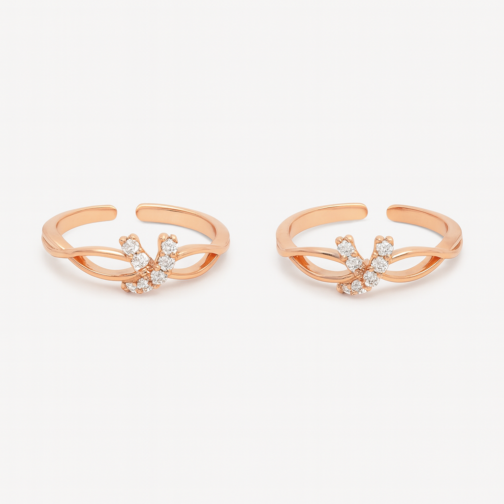 The Twilight Bloom Toe Ring