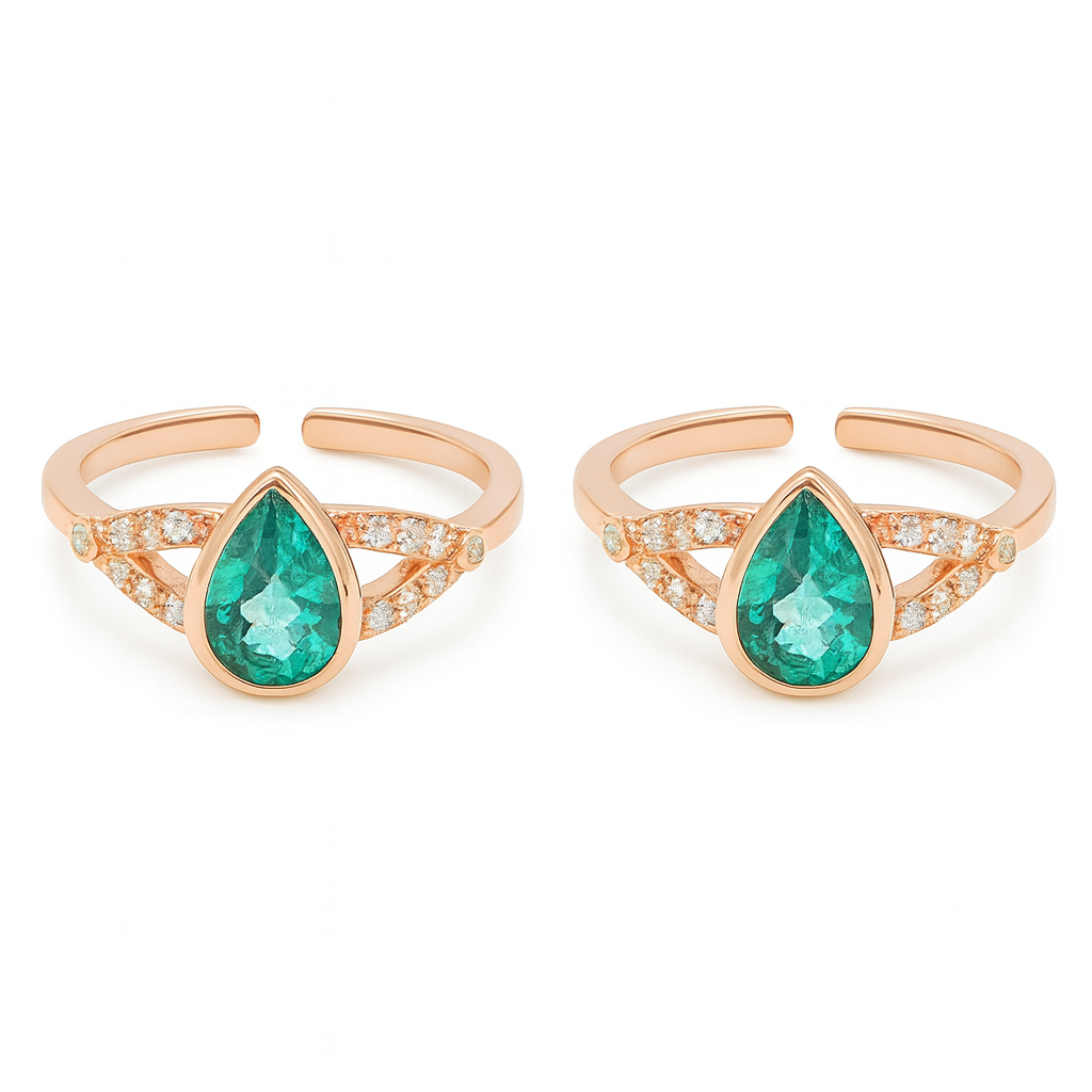 The Viridia Drop Toe Ring