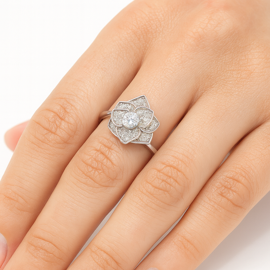 The Whirl Blossom Ring