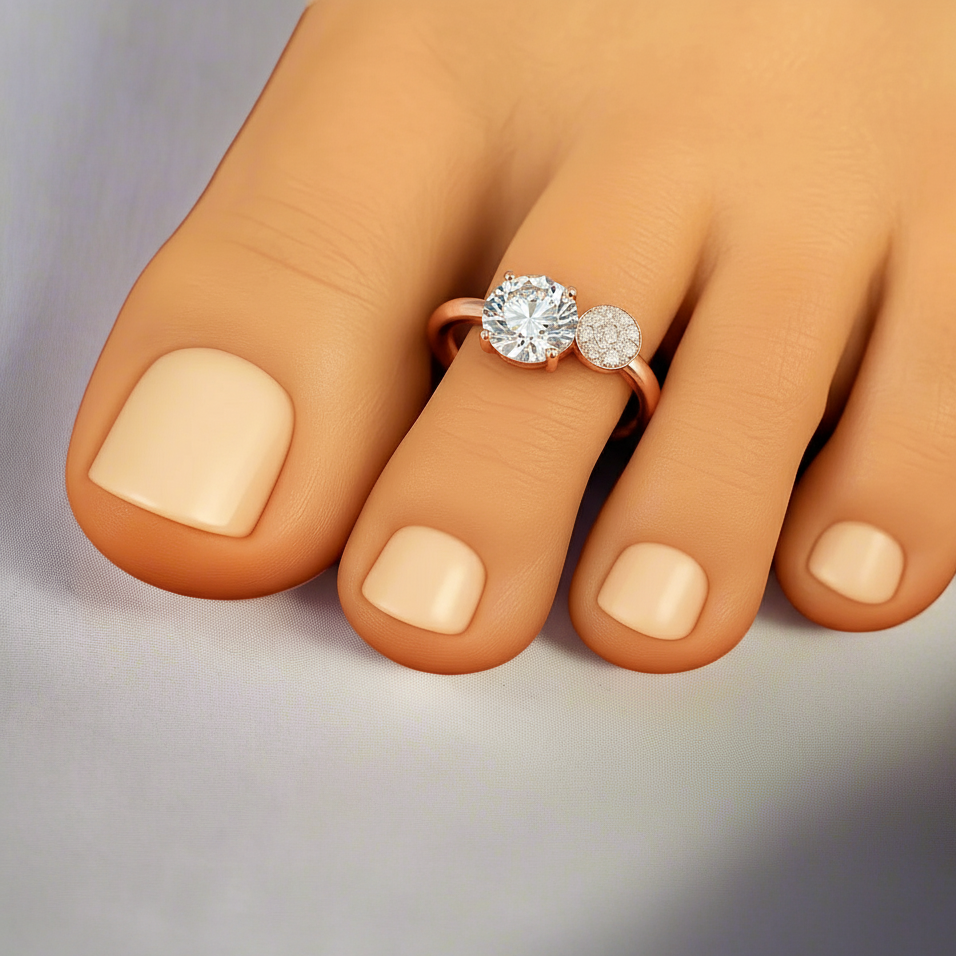 The Solara Duo Toe Ring