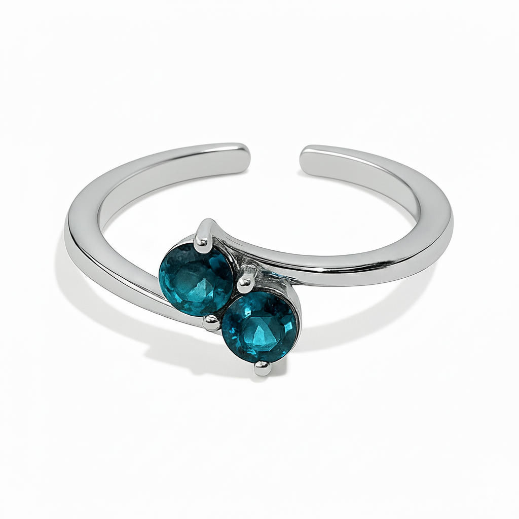 The Twin Aura Toe Ring