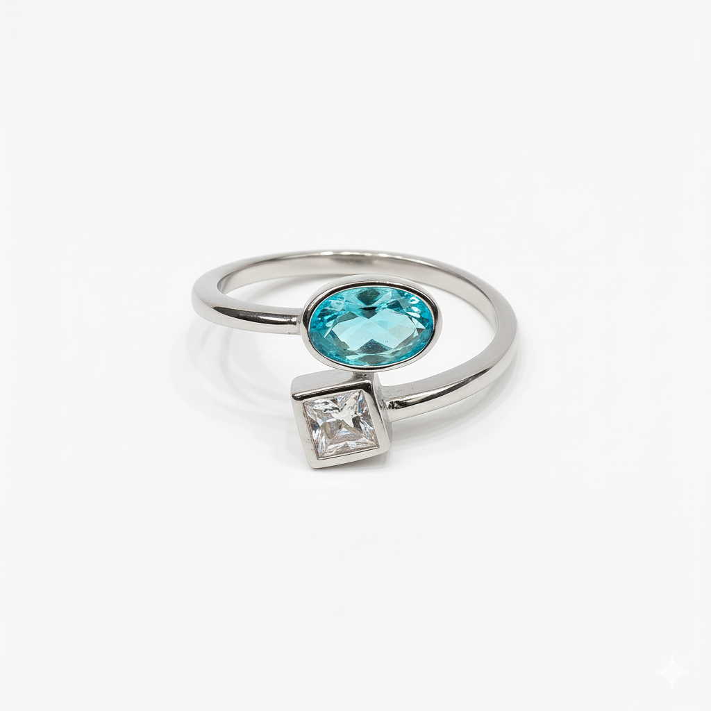 The Duo Prism Toe Ring