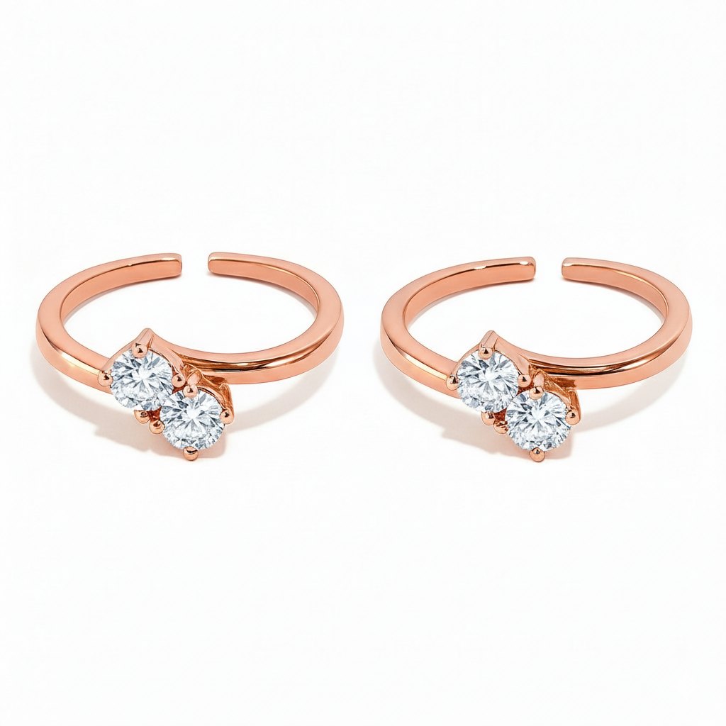 The Twin Aura Toe Ring