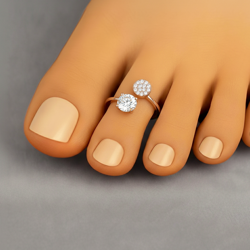 The Solara Duo Toe Ring