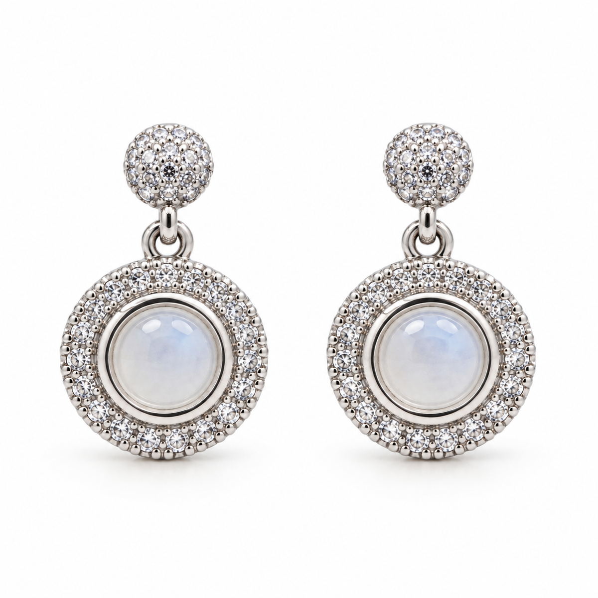 Celestine Halo Earrings