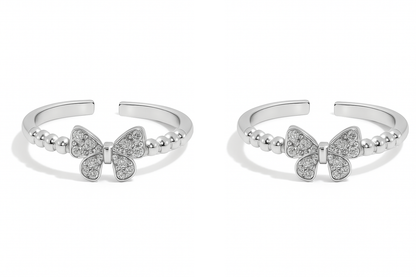 The Flutter Charm Toe Ring