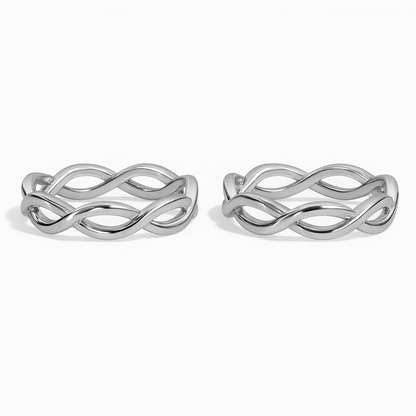 The Infinity Twist Toe Ring