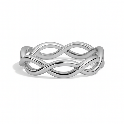 The Infinity Twist Toe Ring