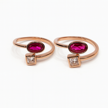 The Duo Prism Toe Ring
