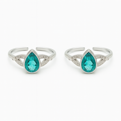 The Viridia Drop Toe Ring