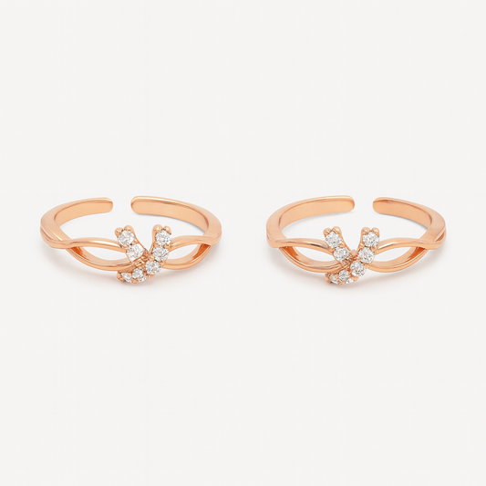 The Twilight Bloom Toe Ring