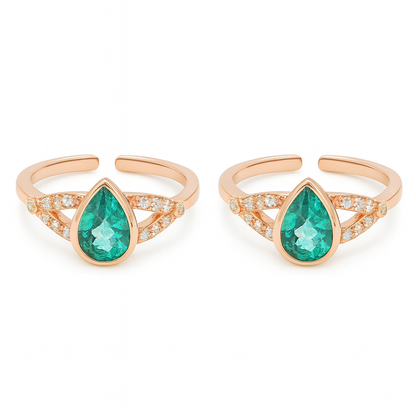 The Viridia Drop Toe Ring