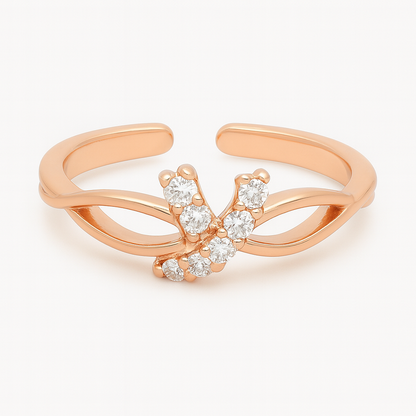 The Twilight Bloom Toe Ring