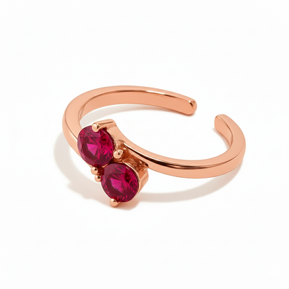 The Twin Aura Toe Ring