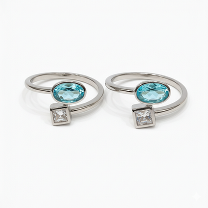 The Duo Prism Toe Ring