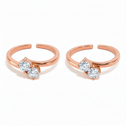 The Twin Aura Toe Ring