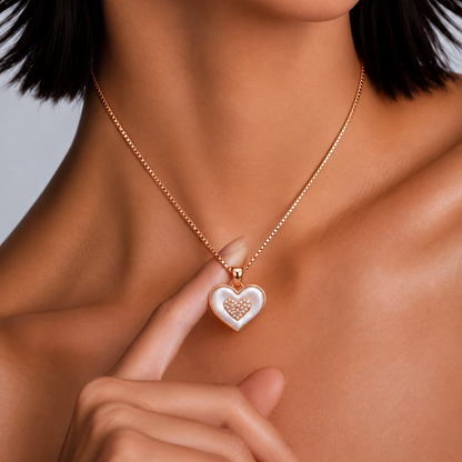 Amorette Heart Necklace