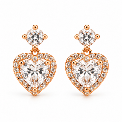 Amorette Heart Earrings