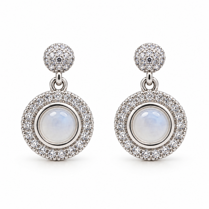 Celestine Halo Earrings