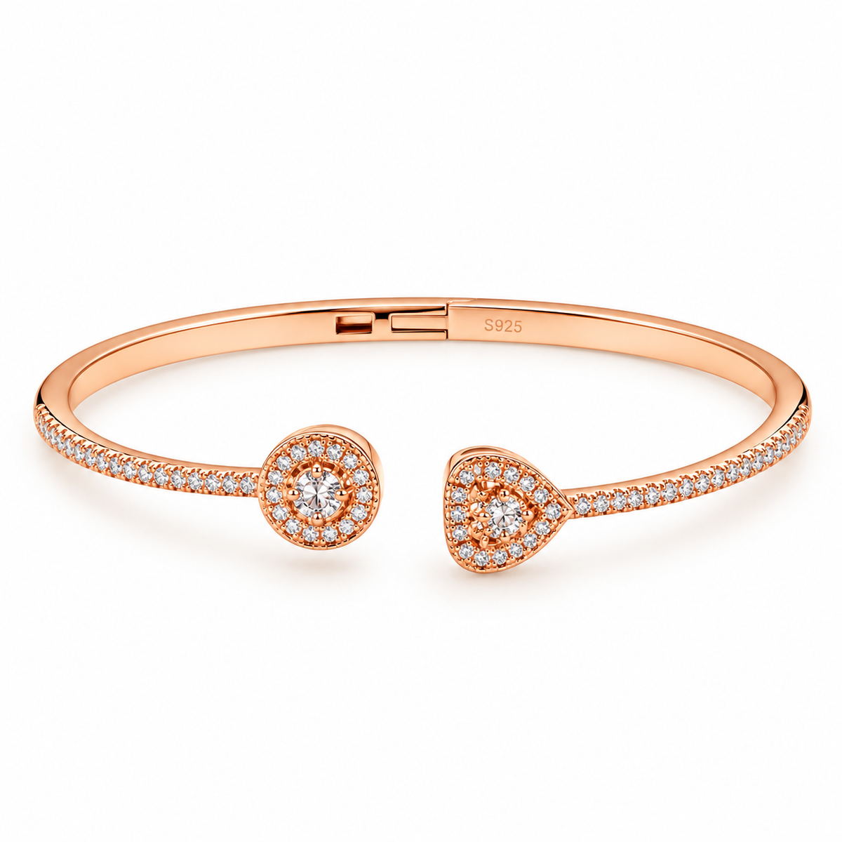 Celestine Halo Cuff Bracelet
