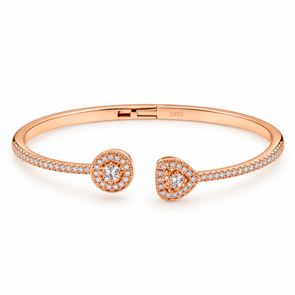 Celestine Halo Cuff Bracelet