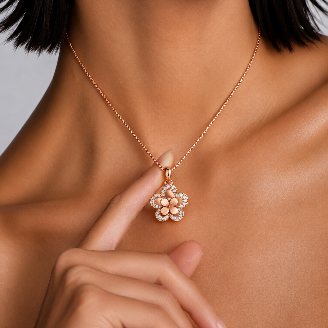 Roselle Bloom Necklace